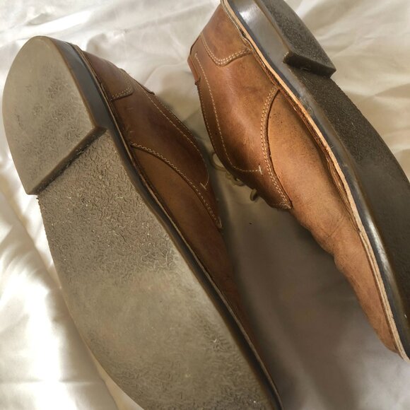 Steve Madden Leather Hasten Shoe - Picture 4 of 5